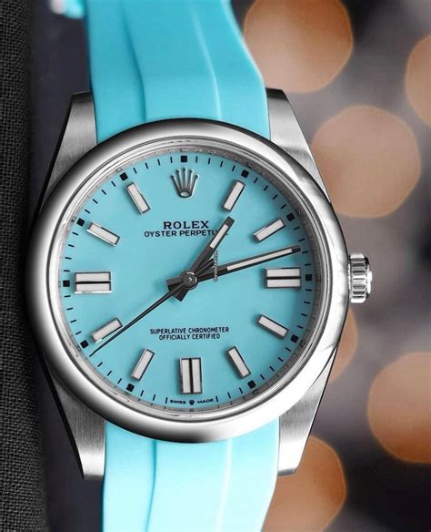 rolex oyster size|rolex tiffany blue 41 price.